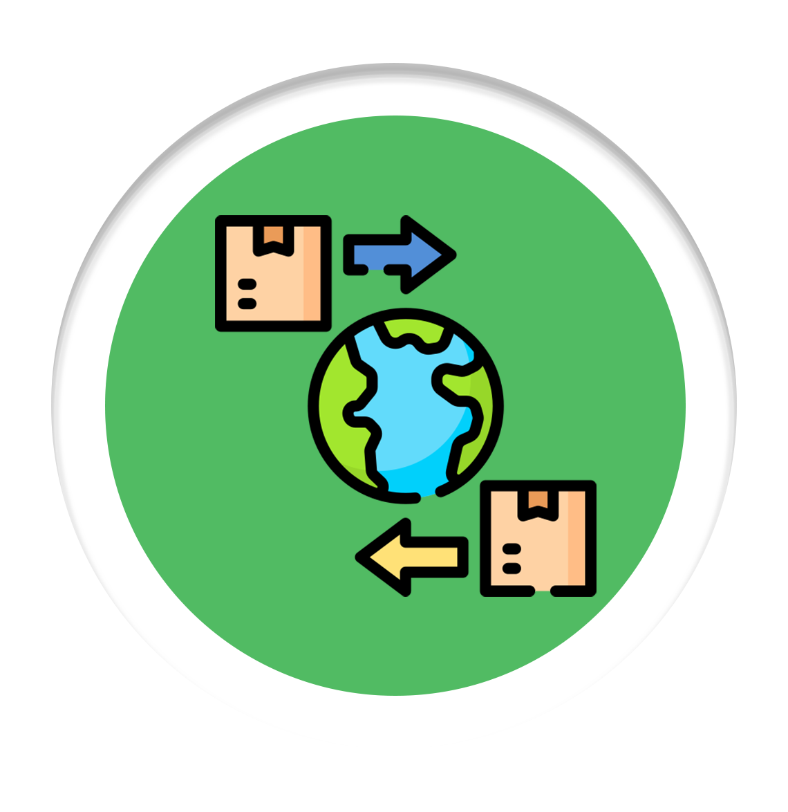 Import-export industry working person